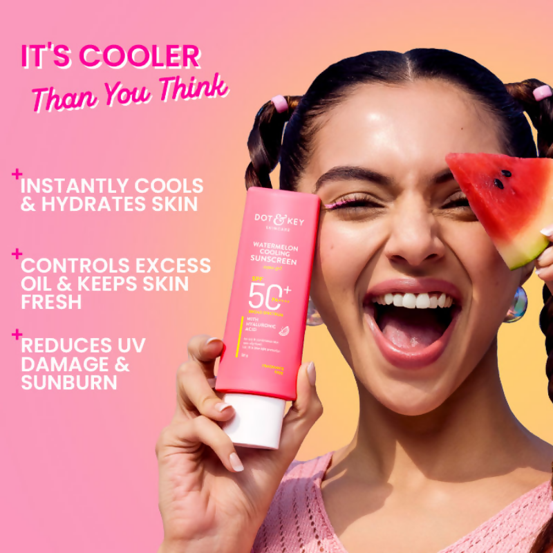 Dot & Key Skincare Watermelon Cooling Sunscreen SPF 50+ PA++++