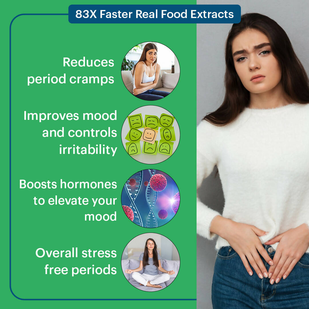 Laurik Essentials PMS Relief Tablets Get Relief From Unwanted Pain
