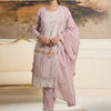 Dhiyona IE Women Floral Embroidered Regular Thread Work Pure Cotton Kurta with Trousers & With Dupatta