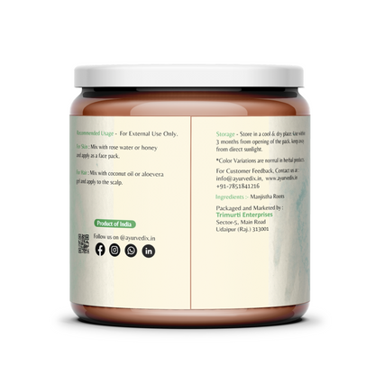 Ayurvedix Organic Manjistha Powder