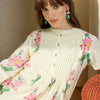 Dhiyona IE Printed Mandarin Collar Pure Cotton Tunic With Trouser