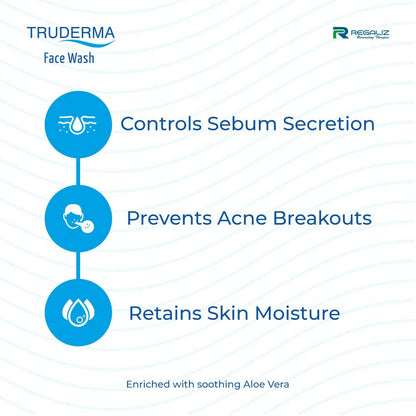 Truderma Face Wash for Oily & Acne Prone Skin - Indyancart