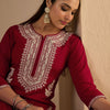 Dhiyona IE Women's Women Ethnic Motifs Printed Kurta with Trousers