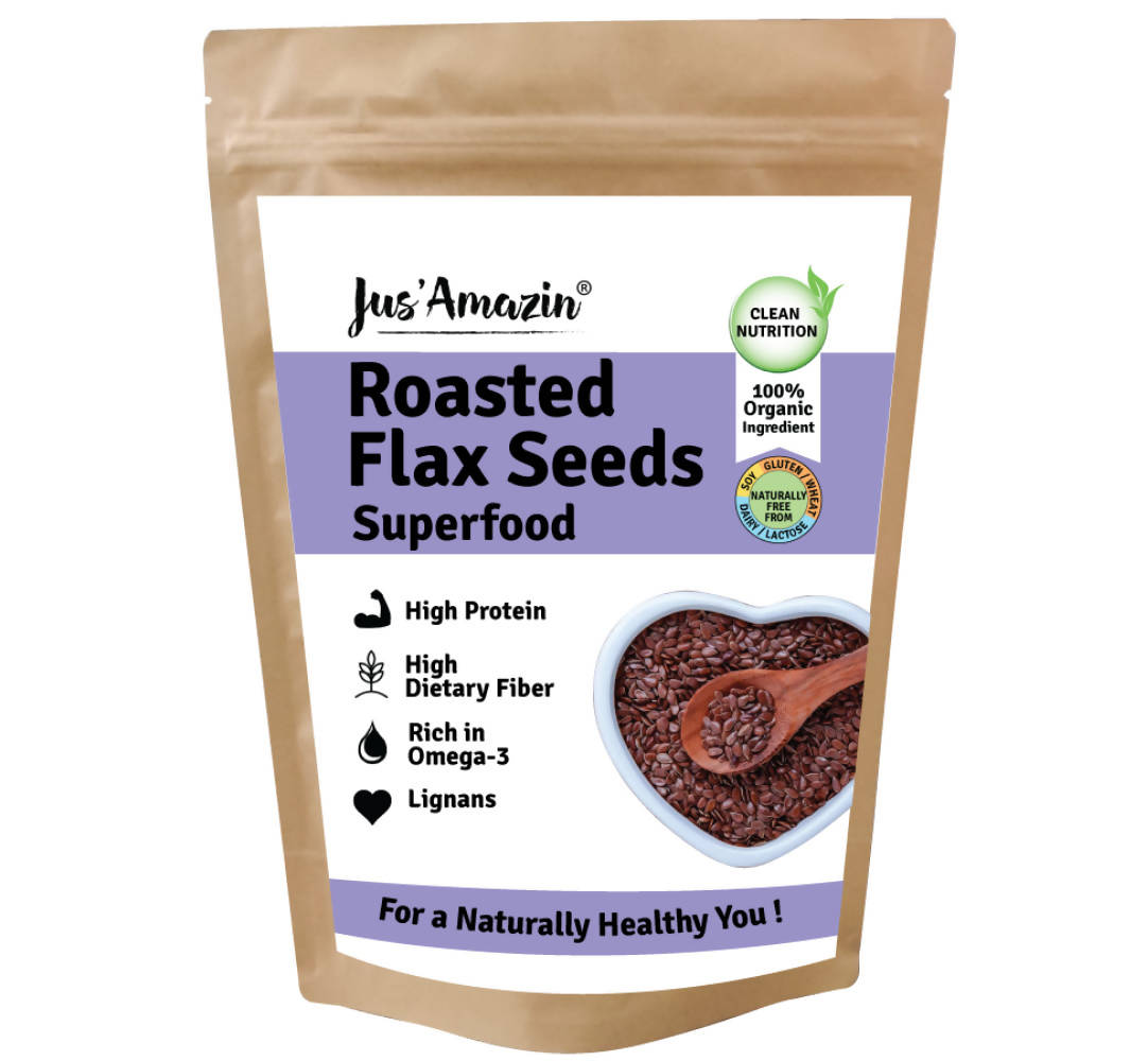 Jus Amazin Roasted Flax Seeds Superfood