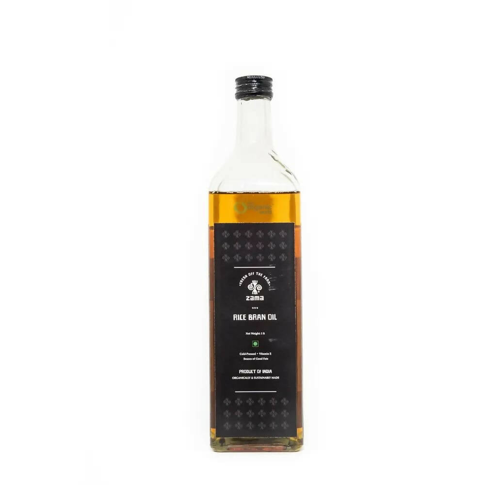 Zama Organics Rice Bran Oil - Indyancart