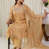 Dhiyona IE Ethnic Motifs Embroidered Regular Thread Work Kurta With Trousers & Dupatta