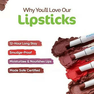 Mamaearth Moisture Matte Longstay Lipstick Citrus Nude - Indyancart