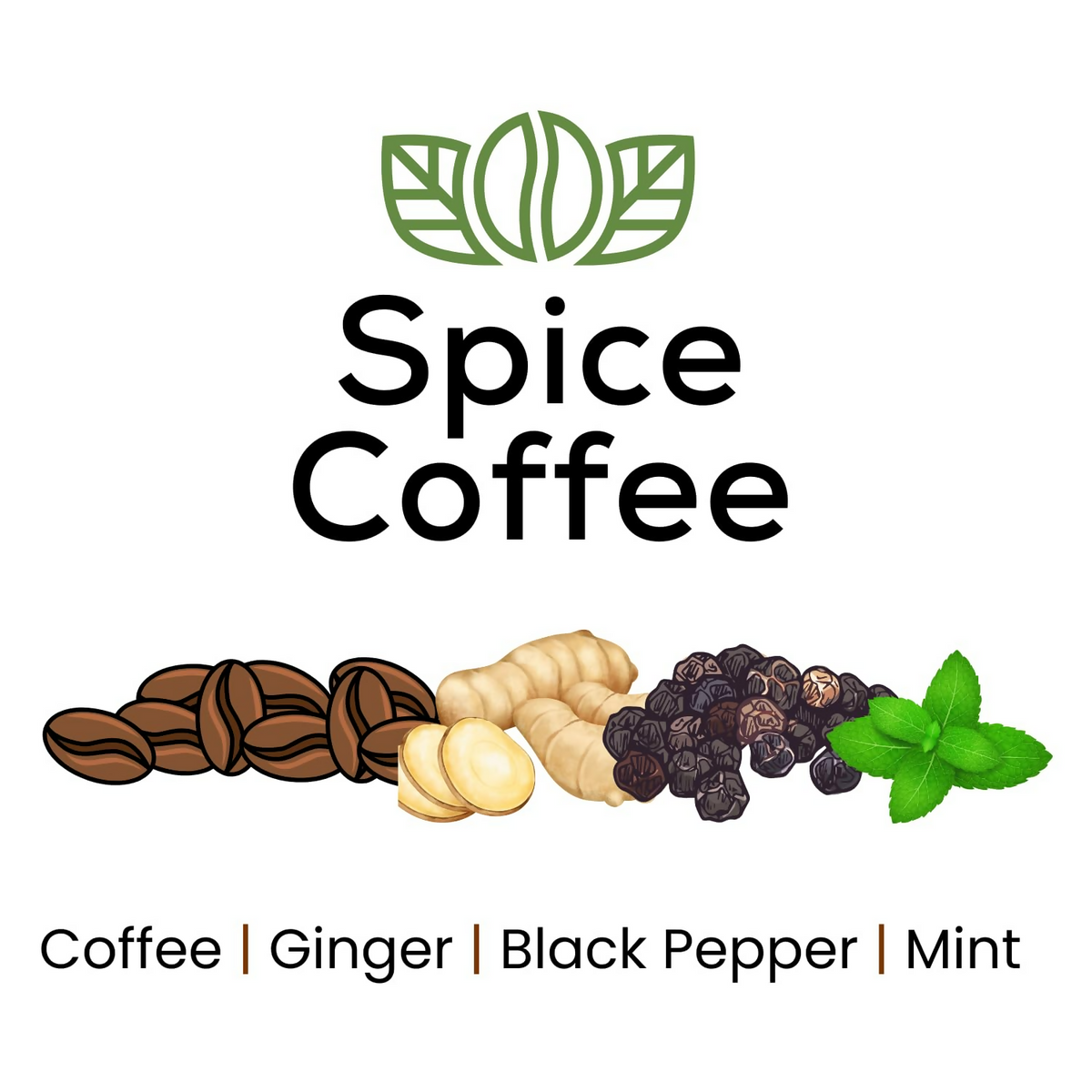 Satvi Wellness Chukkukappi With Mint Spice Coffee With Ginger, Black Pepper In Biodegradable Tea Bags | Spice and Mint Coffee | Herbal Infusions