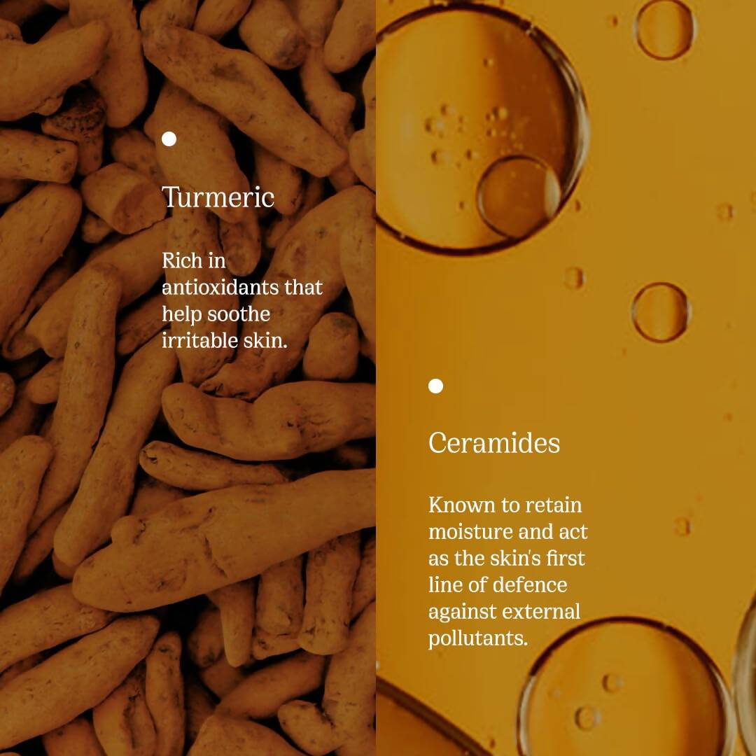82°E By Deepika Padukone Turmeric Shield SPF 40 PA+++ Sunscreen Serum With Turmeric and Ceramides