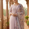 Dhiyona IE Women's Women Thread Work Straight Kurta with Trouser & Printed Dupatta