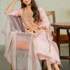 Indyancart IE Women Ethnic Motifs Embroidered Regular Thread Work Kurta with Trousers & With Dupatta