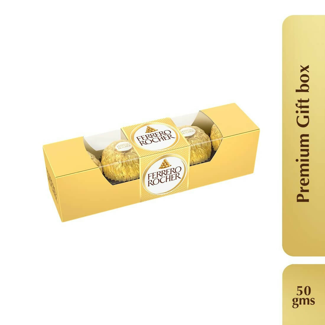 Ferrero Rocher Exquisite Hazelnut And Milk Chocolate | Premium Gift Box Rich, Creamy, Crunchy and Nutty Chocolate For Special Occasions