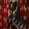 Dhiyona IE Women Ethnic Motifs Printed Regular Thread Work Pure Cotton Kurta with Trousers & With Dupatta