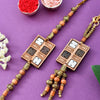 Dhiyona Bhaiya Bhabhi Rakhi With Roli Chawal & Card