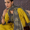 Dhiyona IE Women Ethnic Motifs Printed Regular Kurta with Trousers & With Dupatta