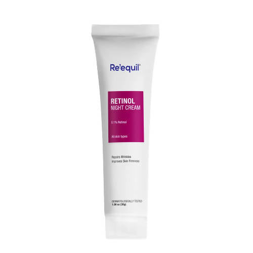 Re'equil 0.1% Retinol Night Cream For Wrinkles & Skin Tightening - Indyancart