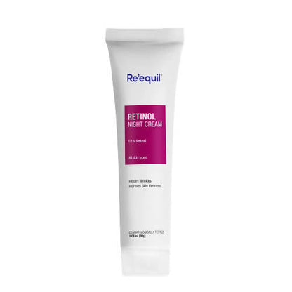 Re'equil 0.1% Retinol Night Cream For Wrinkles & Skin Tightening - Indyancart