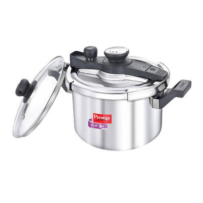 Prestige Clip On Svachh Stainless Steel Pressure Cooker