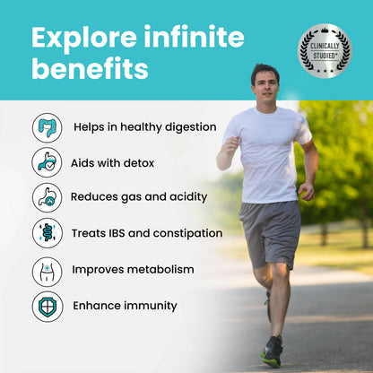 Wellbeing Nutrition Probiotic + Prebiotic Effervescent Tablets-Green Apple & Mint Flavor - Indyancart