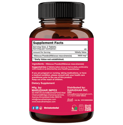 Minature Hibiscus Tablets