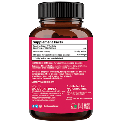 Minature Hibiscus Tablets