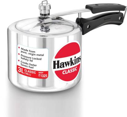 Hawkins Classic 3 L Tall Pressure Cooker (CL3T)