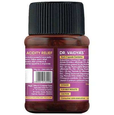 Dr. Vaidya's Acidity Relief Capsules