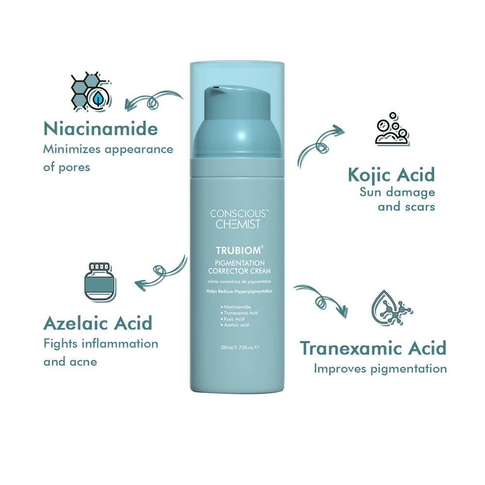 Conscious Chemist Trubiom Pigmentation Corrector Cream - Indyancart