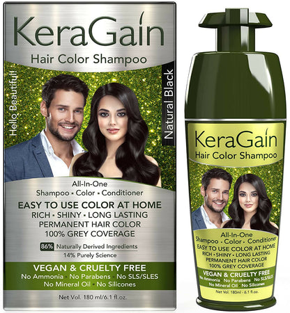KeraGain Hair Color Shampoo - Indyancart