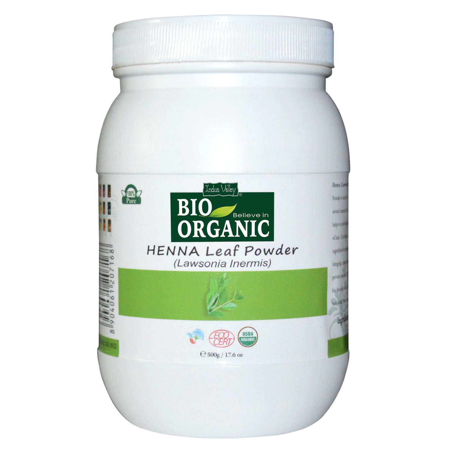 Indus Valley Henna Leaf Powder Natural Hair Dye & Conditioning Powder