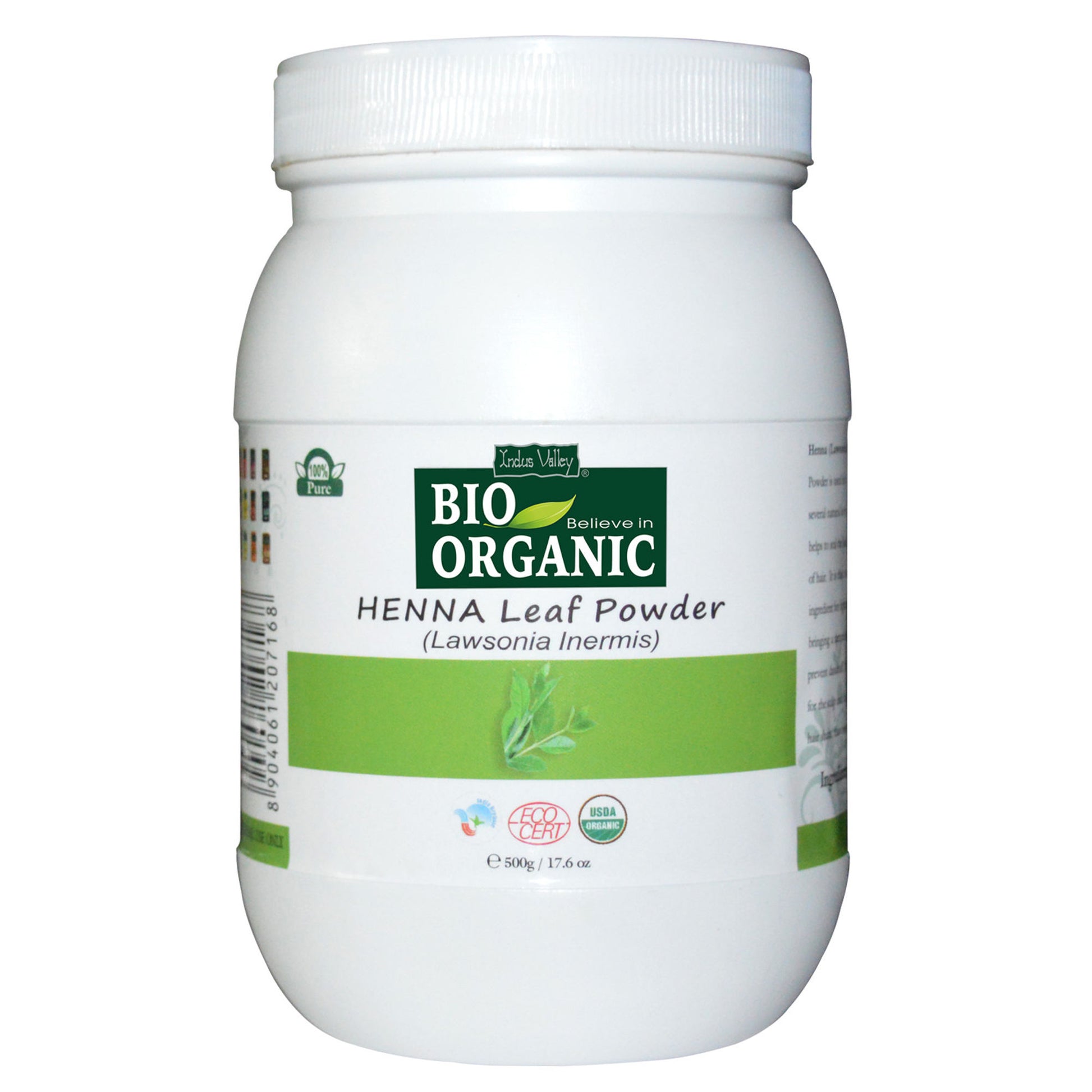 Indus Valley Henna Leaf Powder Natural Hair Dye & Conditioning Powder