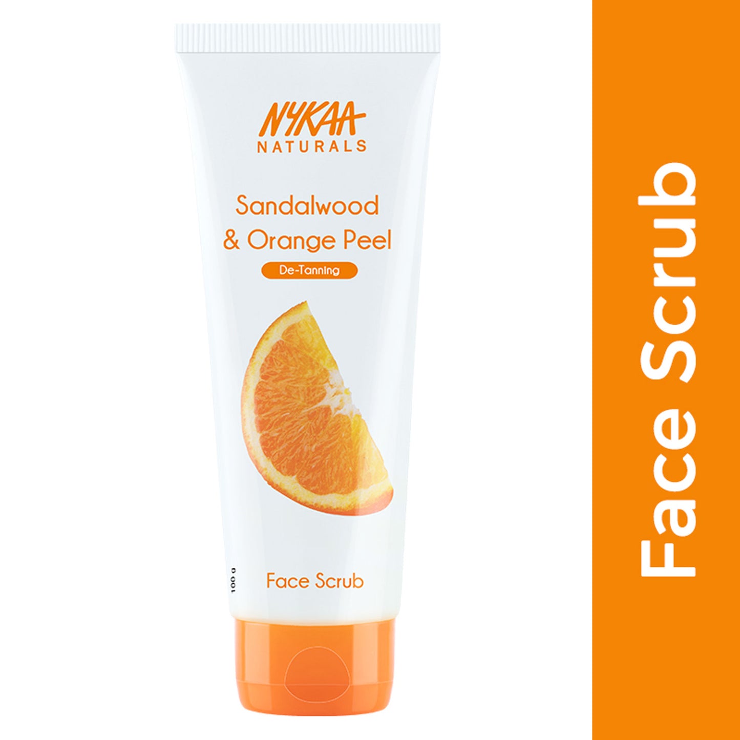 Nykaa Naturals Tea Tree & Neem Detox Face Scrub For Purifying, Acne Control & Clear Skin Glow - Sandalwood & Orange Peel