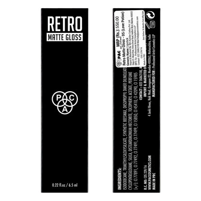 PAC Retro Matte Gloss - 05 Love Potion