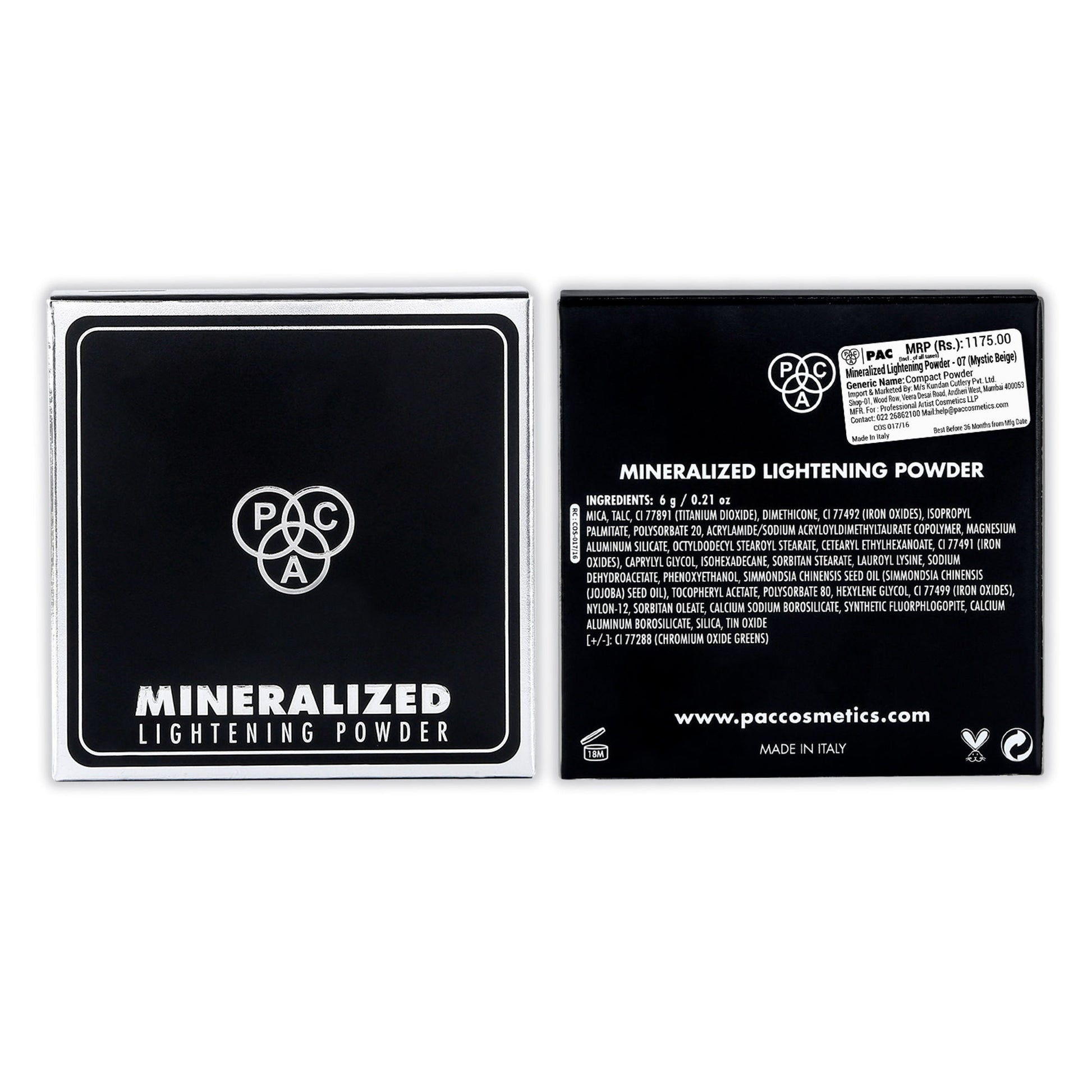 PAC Mineralized Lightening Powder - 07 Mystic Beige
