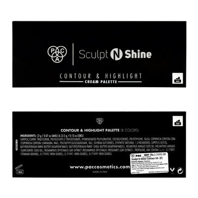PAC Sculpt N Shine Cream Contour X8