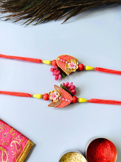 Anouk Pack of 2 Traditional Handmade Rakhi