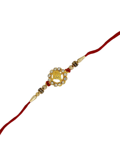 Anouk Thread Rakhi Greeting Card & Roli Chawal