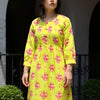 Indyancart IE Printed Pure Cotton Tunic & Trousers
