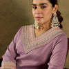 Dhiyona IE Ethnic Motifs Embroidered Kurta With Trousers