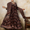 Dhiyona SN Women's Ethnic Motifs Printed Pure Cotton Kurta with Palazzos & With Dupatta