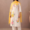 Dhiyona IE Women Floral Embroidered Regular Thread Work Kurta with Trousers & With Dupatta