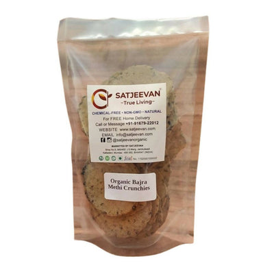 Satjeevan Organic Bajra Methi Crunchies