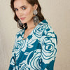 Dhiyona IE Women Floral Printed Cotton Kurta with Trousers