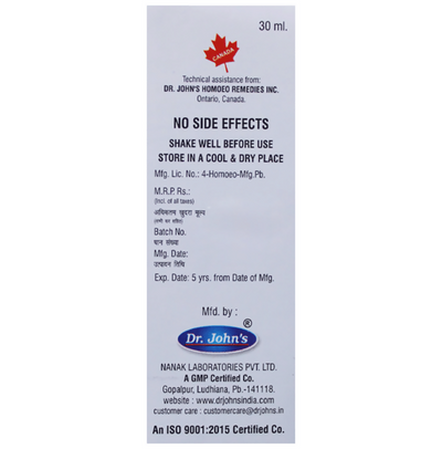 Dr. Johns J-33 Sinus Drops