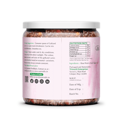 Ayurvedix Premium Gulkand (Rose Petal Jam)