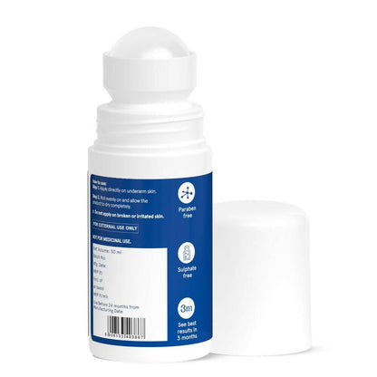 BeBodywise 4% AHA BHA Underarm Roll On - Fragrance Free - Indyancart