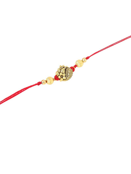 Anouk Pack Of 3 Thread Rakhi with Roli Chawal Chandan & Mishri