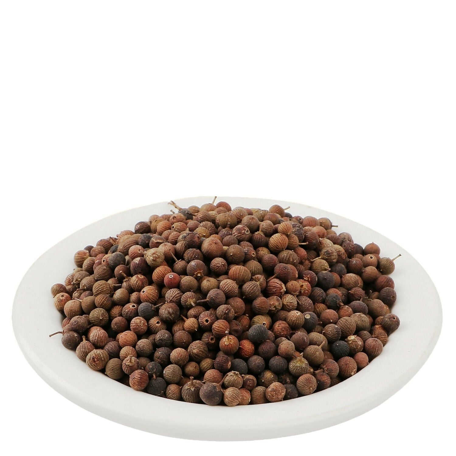Yuvika Ayurvedic product Yuvika Baibadang Vaivadang Black Embelia Ribes False Black Pepper, dried black berries in a jar