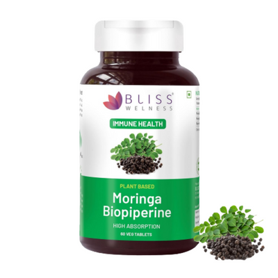 Bliss Welness Moringa Biopiperine Tablets