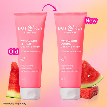 Dot & Key Watermelon Gel Face Wash(100g), Pack of 2